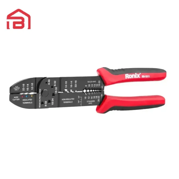 ابزار چندکاره پرس سر سیم 10اینچ رونیکس مدل RH-1811