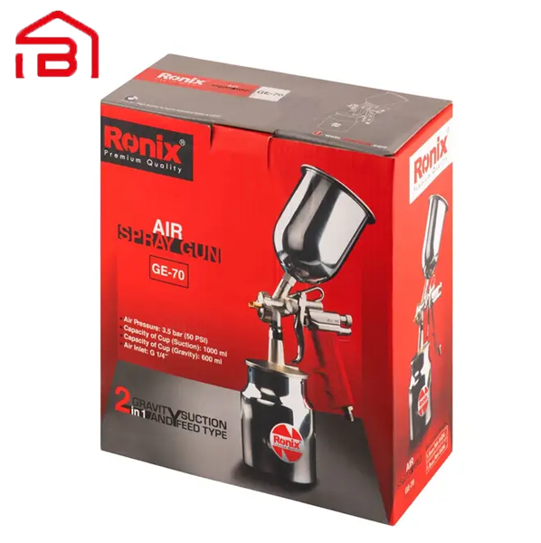 پیستوله دو کاسه GE70 نازل 1.6 رونیکس مدل RH-6426
