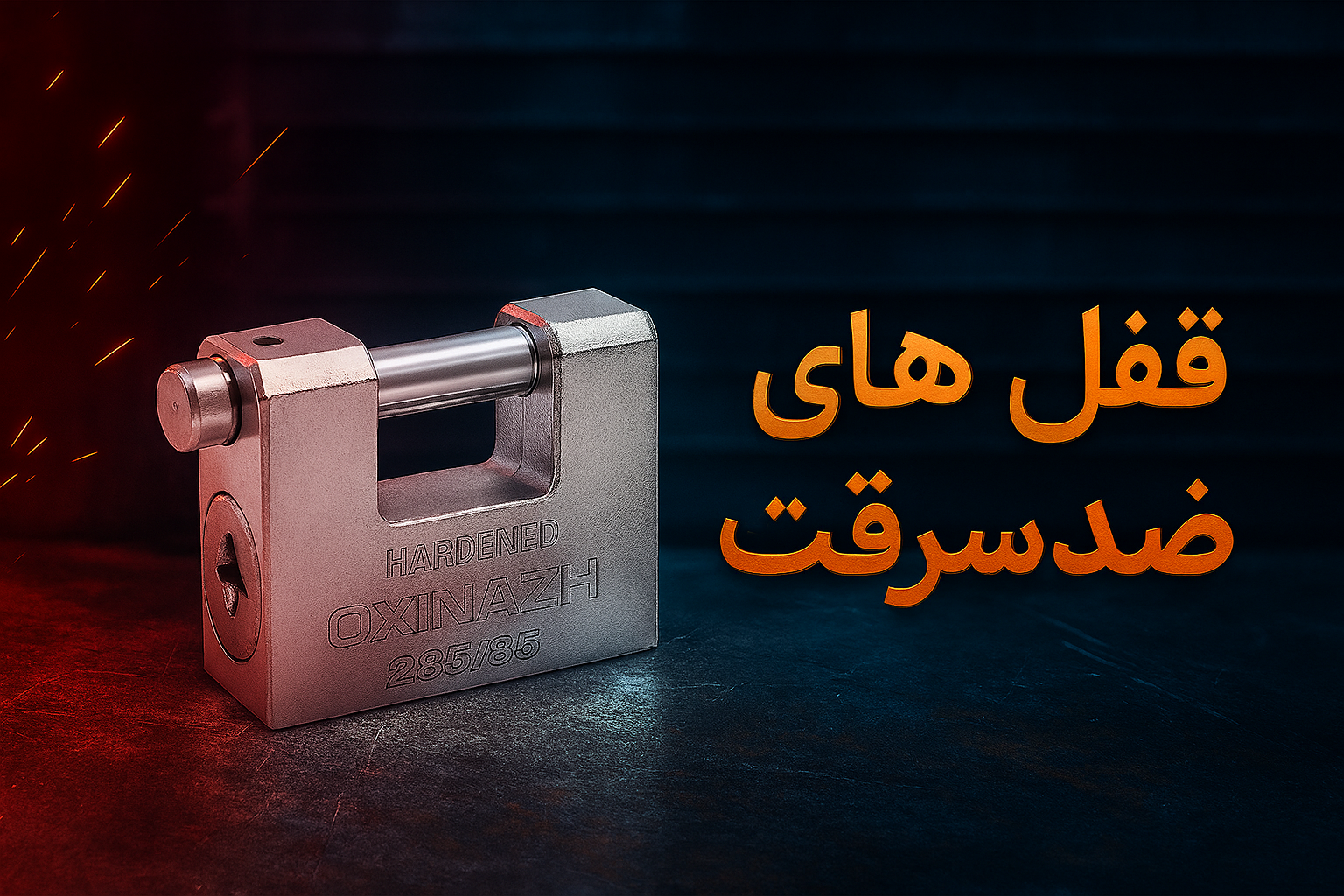 قفل کتابی تمام فولاد طرح سیزا اکسیناژ 102007