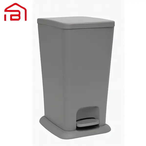 سطل توالت پدالی طوسی پر رنگ میراب